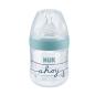 Preview: NUK Nature Sense Babyflasche Silikon-Trinksauger 150ml