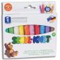 Preview: Feuchtmann SCHUL-KNET Basic 10 bunte Stangen, formstabile Knete 3+, ca. 180g