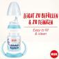 Preview: NUK First Choice Beach Editon Trinklernflasche mit Griff 150ml 6-18 blau