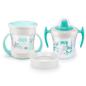 Preview: NUK Mini Cups 3-in-1-Trinklernbecherset Mini Magic Cup + Trainer Cup 10255635