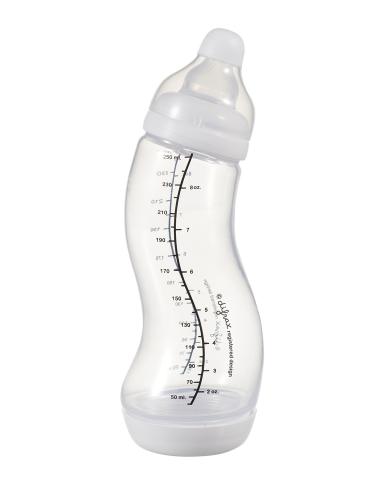 difrax S-Babyflasche weiß - 250ml