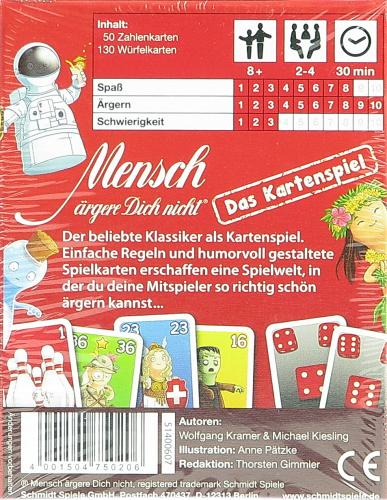 Schmidt Spiele 75020 Mensch ärgere dich nicht  das Kartenspiel