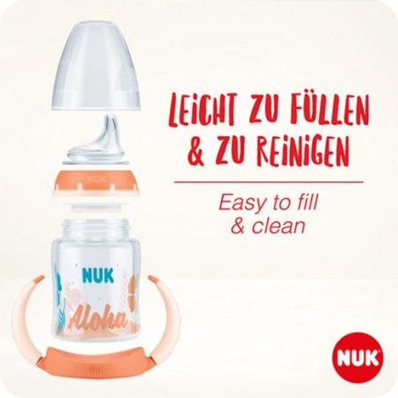 NUK First Choice Beach Editon Trinklernflasche mit Griff 150ml 6-18M