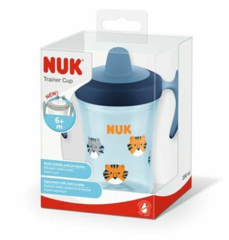 NUK TrainerCup Trinklernbecher, weiche Trinktülle, auslaufsicher, 6+ Monate