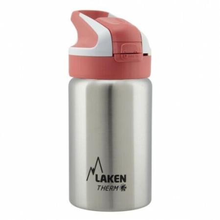 LAKEN Jannu Thermosflasche aus Edelstahl ISO Thermic bis 24Std. 350ml Drachen