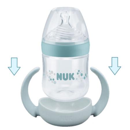 NUK Tragegriffe für Nature Sense Babyflaschen & Trinklernflasche SET 2St. Boy