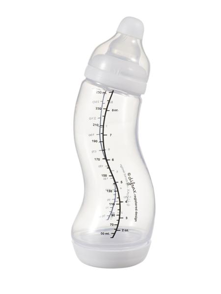 difrax S-Babyflasche weiß - 250ml