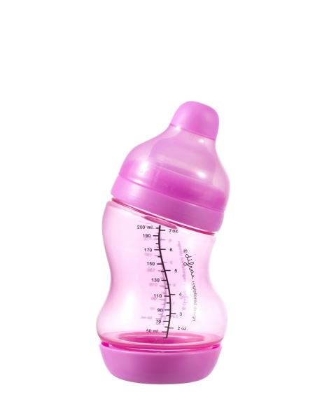 difrax S-Babyflasche rosa - 200ml