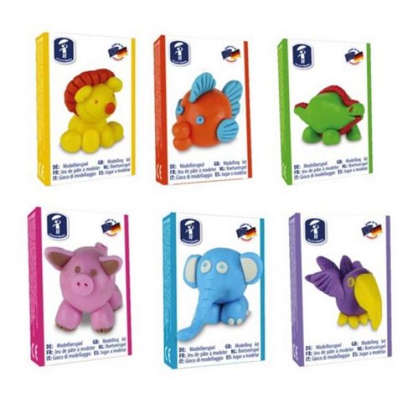 FEUCHTMANN JK FUNNY ANIMALS Weiche Härtung Modell SET  (12-tlg)