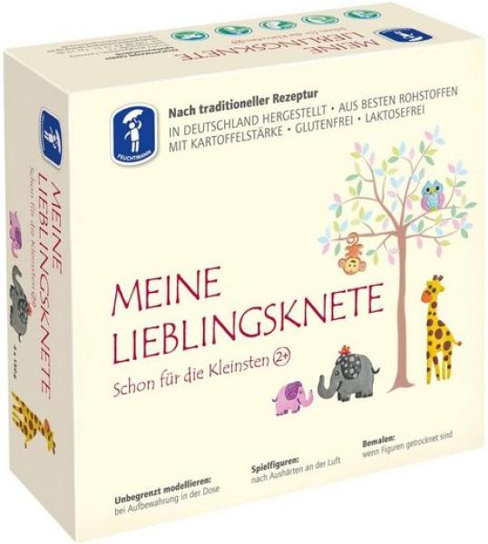 Feuchtmann 6281513 MEINE LIEBLINGSKNETE 4 Dosen Knete in 4 Farben à ca. 150g