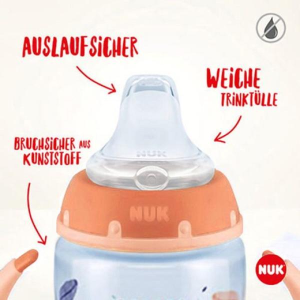 NUK First Choice Beach Editon Trinklernflasche mit Griff 150ml 6-18M