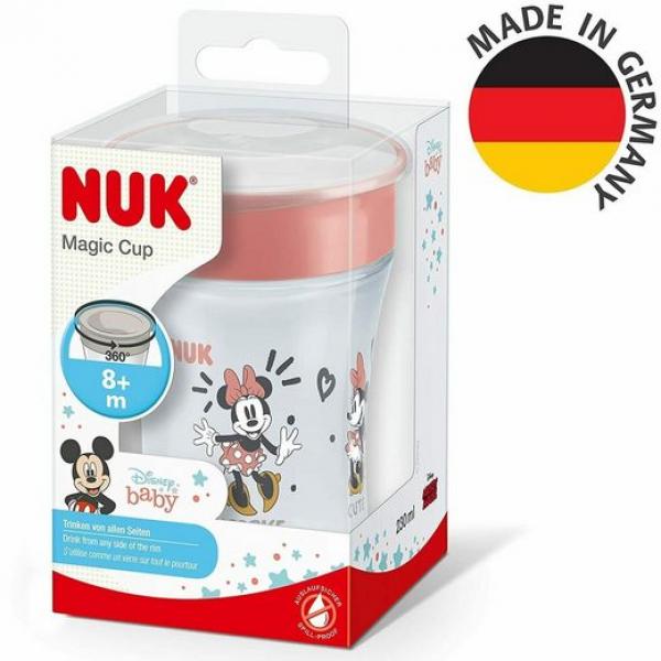 NUK Disney Mickey Magic Cup Trinklernbecher ab 8M. auslaufsicher 360° BPA-frei