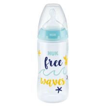 NUK First Choice Plus Babyflasche Beach Edition 300ml mit Trinksauger 6-18m