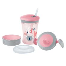 NUK 10751180 Trinklern-Set 3-in-1 rosa · koala · BPA-frei · 230ml · 6+ Monate